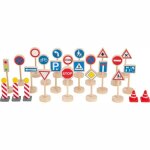 Set de panneaux de signalisation small foot by legler - jouets en
