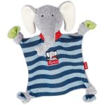 Sigikid® doudou plat carré elephant coton lolo lombardo 27cm - d Sigikid® doudou plat carré elephant coton lolo lombardo 27cm - d