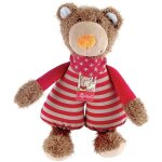 Sigikid peluche ours rayé - peluche coton naturel Sigikid peluche ours rayé - peluche coton naturel