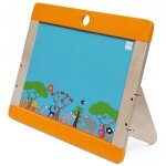 Tableau ardoise & blanc magntique chevalet de table safari scratch