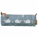 Trousse �colier baleine bleu fresk� - fournitures scolaires