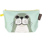 Trousse �colier verte coton bio phoque - coq en p�te�