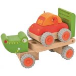 Wonderworld camion remorque crocodile - jouets en bois