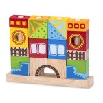 Wonderworld cube puzzle 3d buildings block - jouets en bois