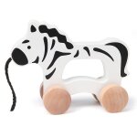 Zèbre jouet hape à trainer - jouets écolo premier age Zèbre jouet hape à trainer - jouets écolo premier age