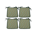 4 coussins de chaise louna verveine
