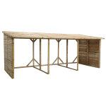 Abri bches en bois xxl 18 stres
