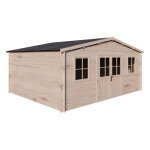 Abri de jardin bois 20, 2m, ep. 28mm thonon