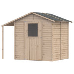 Abri de jardin bois avec bcher 4. 6m sarny