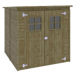 Abri de jardin bois traité ep. 13 mm, 4 m² lubin Abri de jardin bois traité ep. 13 mm, 4 m² lubin