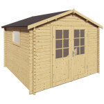 Abri de jardin bois ep. 30mm, 8m gastineau
