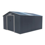 Abri de jardin mtal anthracite 15. 16m