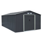 Abri de jardin mtal 17m xxl anthracite
