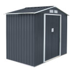 Abri de jardin mtal 2. 71m gris anthracite