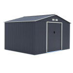 Abri de jardin mtal 8. 67m gris anthracite