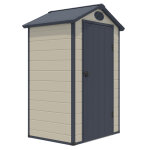Abri de jardin rsine 1, 39m beige