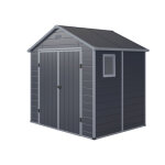 Abri de jardin rsine 4, 65m anthracite