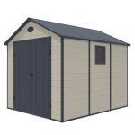 Abri de jardin en rsine 6, 80m beige