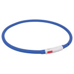 Anneau lunineux bleu flash led chien Anneau lunineux bleu flash led chien
