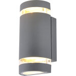 Applique murale extrieure avec 2 lampes isil