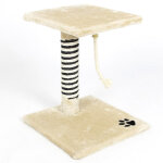 Arbre  chat 1 plateforme beige, hauteur 44 cm abbie