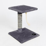 Arbre  chat 1 plateforme gris hauteur 44 cm abbie