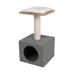 Arbre  chat design gris foc, wouapy, 30 x 30 x 56, 5 cm