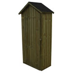 Armoire de jardin en bois trait 90x51x210 cm