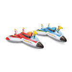 Avion  chevaucher gonflable et pistolet