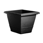 Bac  fleurs carr dekor 40cm anthracite