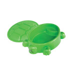 Bac  sable en forme de tortue avec couvercle