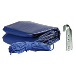 Bche de protection pour piscine bois 4, 90 x 3, 00 m