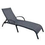 Bain de soleil aluminium esteli gris anthracite