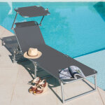 Bain de soleil aluminium gris adroise ksaret pare soleil