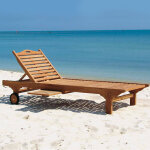 Bain de soleil en teck fania