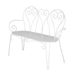 Banc acier blanc romance