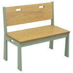 Banc en bois peint enfant