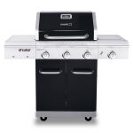 Barbecue deluxe  gaz 3 feux et bruleur latral