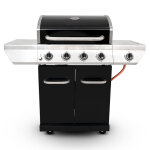 Barbecue evolution  gaz 4 feux et bruleur lateral