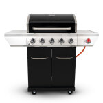 Barbecue evolution  gaz 5 feux et bruleur latral power zone