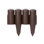 Bordure de jardin 2, 5m marron palisade