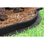 Bordure de jardin ecoborder en caoutchouc souple l. 1. 20m marron