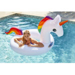 Bouée licorne géante gonflable blanc Bouée licorne géante gonflable blanc