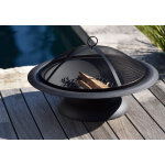 Brasero rond en acier sherbrooke Ø 74cm noir Brasero rond en acier sherbrooke Ø 74cm noir