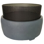 Brasero rond en fibres d'argile moorea diam. 55cm anthracite Brasero rond en fibres d'argile moorea diam. 55cm anthracite
