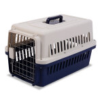 Caisse transport pour chien pvc travel bleu l 81. 2 x 57. 5 x 60. 6 cm
