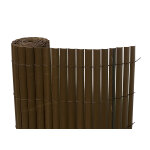 Canisse pvc simple face 3 x h 1, 2 m marron