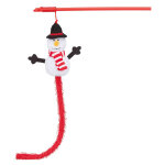 Canne  pche avec bonhomme de neige