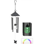 Carillon en mtal solaire 74 cm