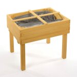 Carr potager pour enfant en bois sec